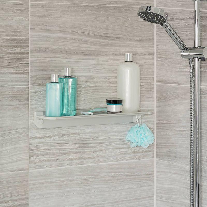 Glide Rust Proof Aluminum Multi-Purpose Bathroom Shelf - Better Living Products