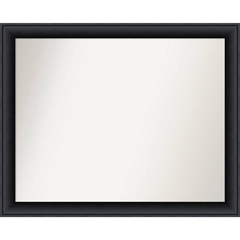 Nero Black Full Length Rectangular Wood Wall Mirror