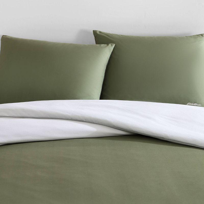 Eddie Bauer Skyline Stripe Duvet Set Green