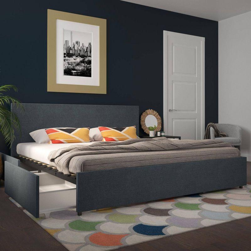 Kelly Upholstered Platform Storage Bed