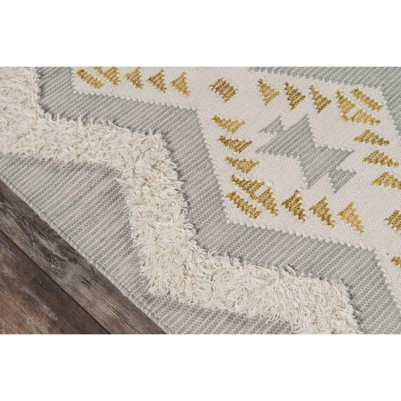 Novogratz by Momeni 3'x5' Indio Area Rug Gray: Traditional Wool, Handmade, Low Pile, Indoor Use