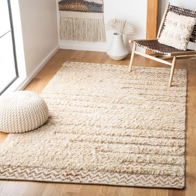 Natura NAT720 Hand Loomed Indoor Area Rug - Beige/Natural - 5'x8' - Safavieh