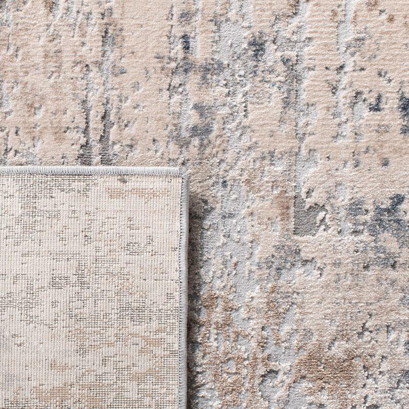 Invista INV432 Power Loomed Area Rug - Cream/Grey - 4'x6' - Safavieh.