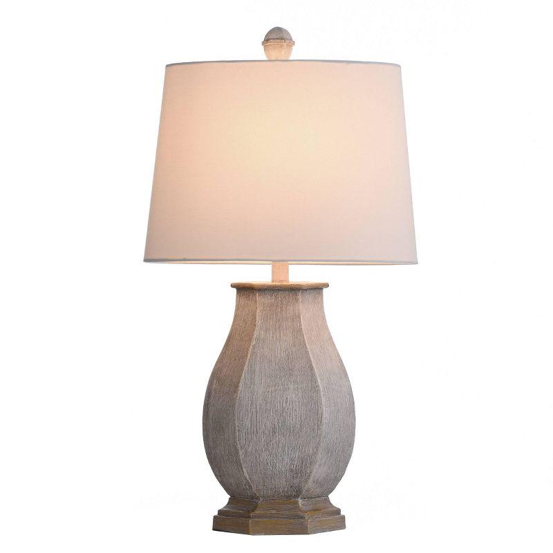 Basilica Sky 30" Table Lamp with White Hardback Shade