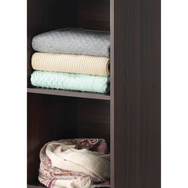 Whitmor 3 Section Cube Organizer Brown