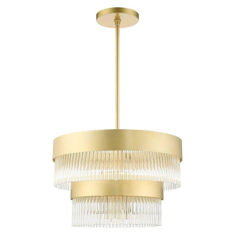Livex Lighting Norwich 4 - Light Chandelier in  Soft Gold