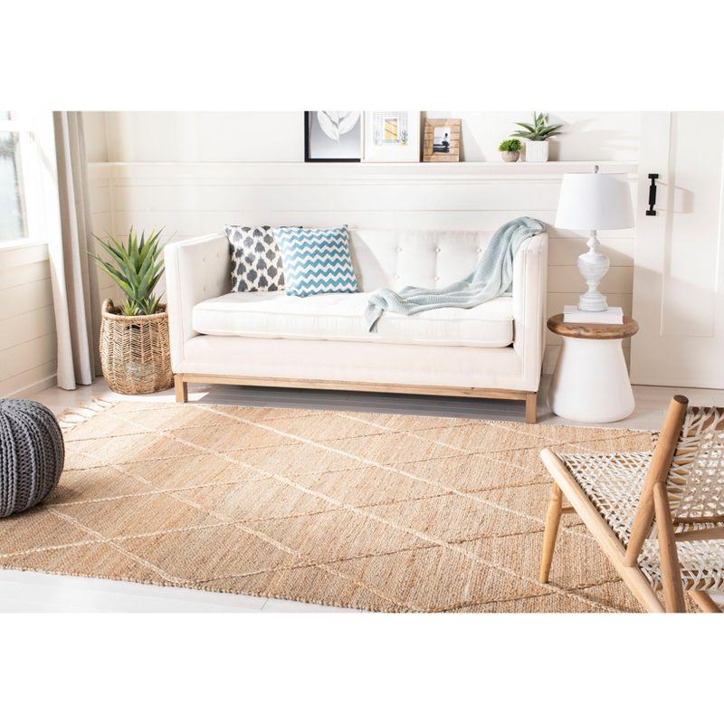 Natural Fiber NF107 Hand Woven Indoor Area Rug - Natural - 8'x8' - Safavieh