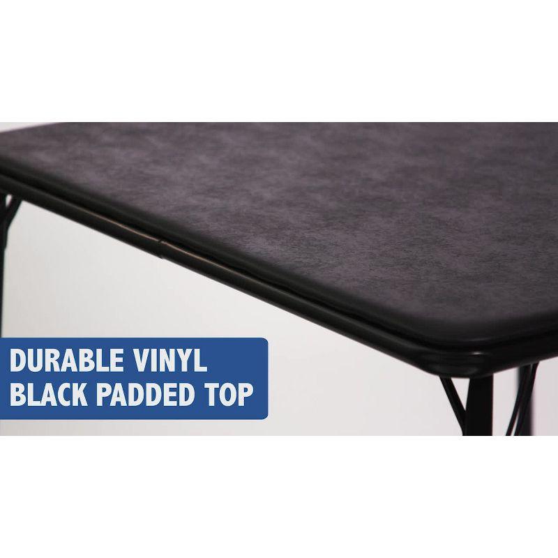 Folding Card Table - Lightweight Portable Folding Table with Collapsible Legs