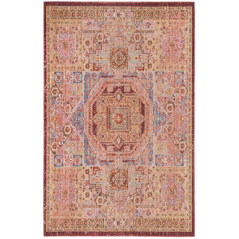 Valencia VAL216 Power Loomed Indoor Area Rug - Multi - 4'x6' - Safavieh
