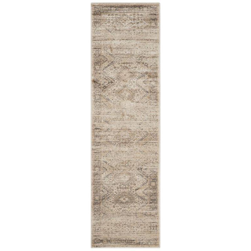 Vintage VTG118 Power Loomed Indoor Skid-Resistant Accent Rug - Stone - 2'7"x4' - Safavieh