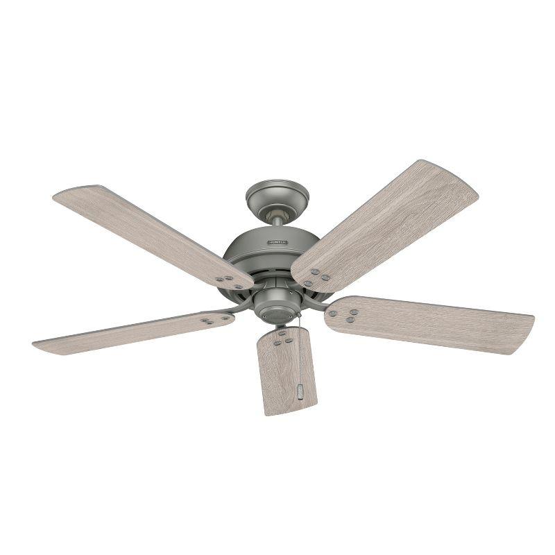 52" Shady Grove Ceiling Fan with Light Kit and Pull Chain (Includes LED Light Bulb) - Hunter Fan