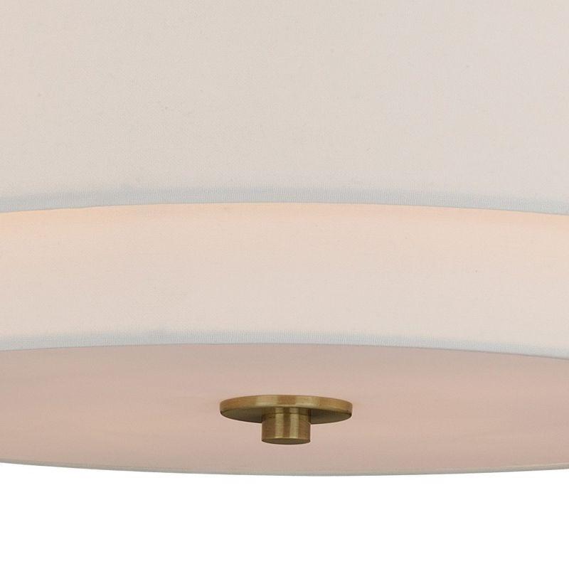 Vaxcel Burnaby 4 - Light Flush Mount in  Matte Brass