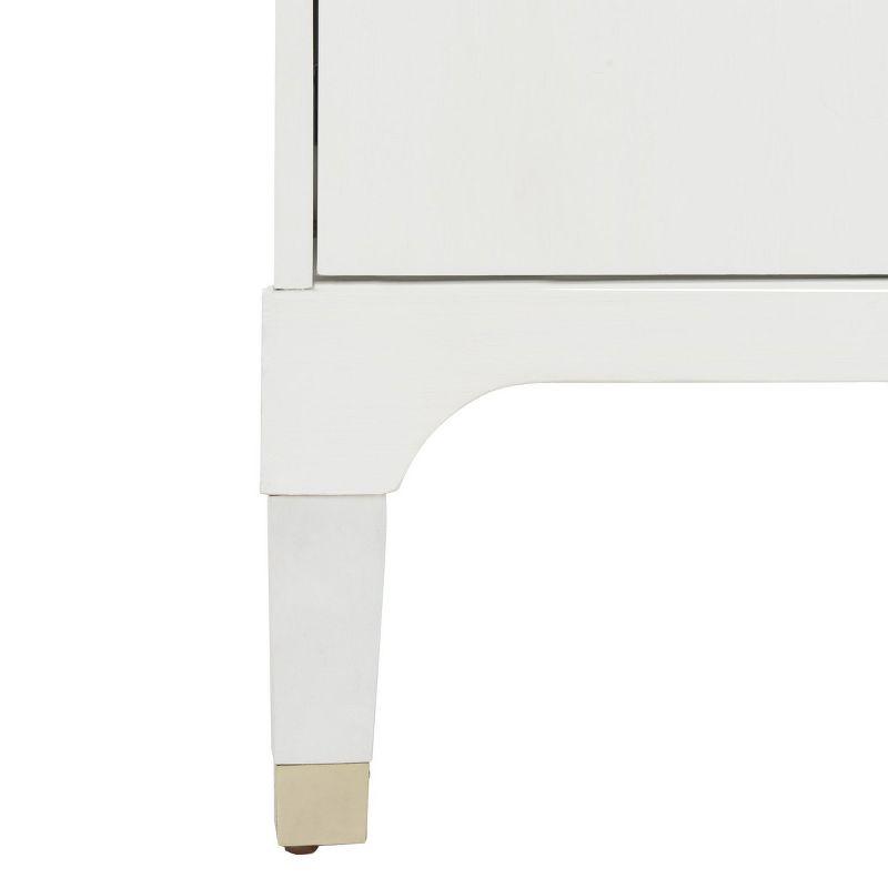Lorna 3 Drawer Nightstand - FOX6232 - White - Safavieh Couture
