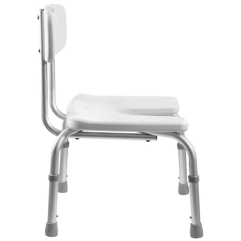 DMI Slip Resistant Adjustable Bath Seat - HealthSmart: Bath Chair for Seniors, Medical Shower Bench, 250lb Capacity