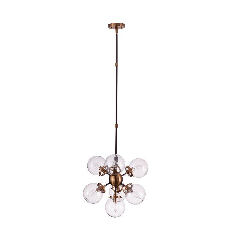 Holly & Martin Boltonly Contemporary 7-Light Pendant Lamp - LT1040348 - Black - SEI