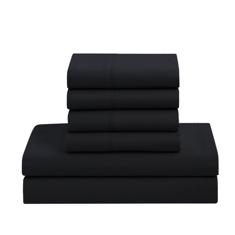 Sweet Home Collection All Season Bed-in-A-Bag 5pc/7pc Solid Color Comforter & Sheet Set Ultra Soft Bedding by Sweet Home Collection