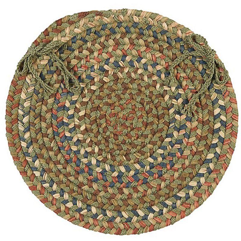 Colonial Mills Cedar Cove - Olive Chair Pad, Set of 4