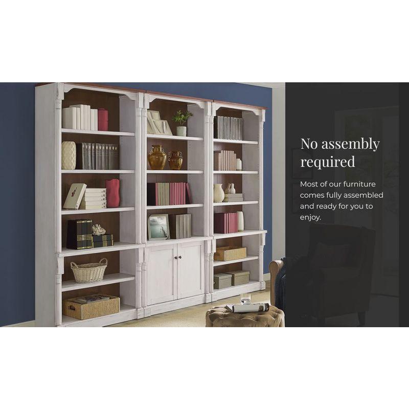 Laurel Light Brown Adjustable Wood Bookcase