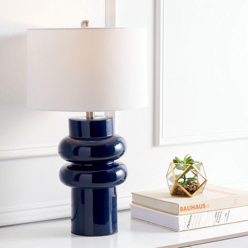 Halleck 25.5" Table Lamp - Blue - Safavieh.