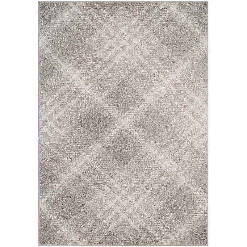 Adirondack ADR129 Power Loomed Area Rug - Light Grey/Ivory - 6'x9' - Safavieh.