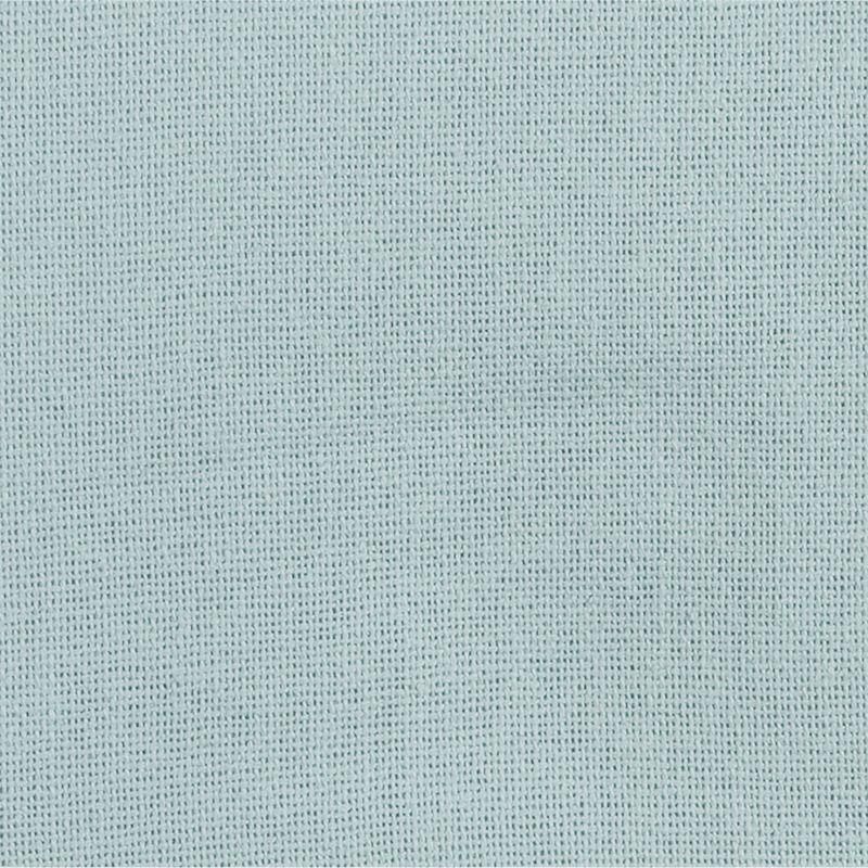 22"x22" Oversize Poly Filled Square Throw Pillow, Light Blue - Rizzy Home: Cotton Canvas, Indoor Use, Zipper Closure