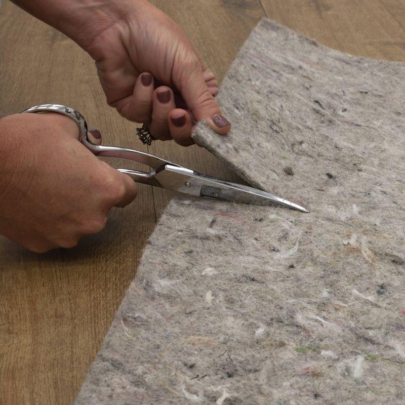 Mohawk 2'x8' All Purpose Rug Pad Gray: Stain-Resistant Rectangle, Recycled Synthetic Fibers, Latex Backing