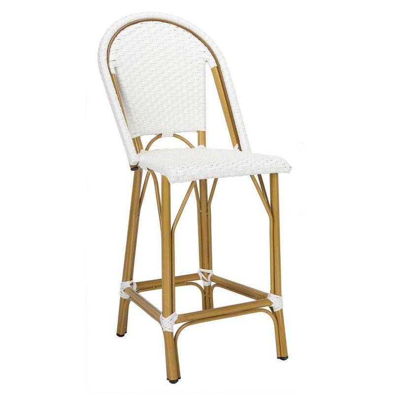 Gresley Indoor Outdoor  French Bistro Counter Stool  - Safavieh