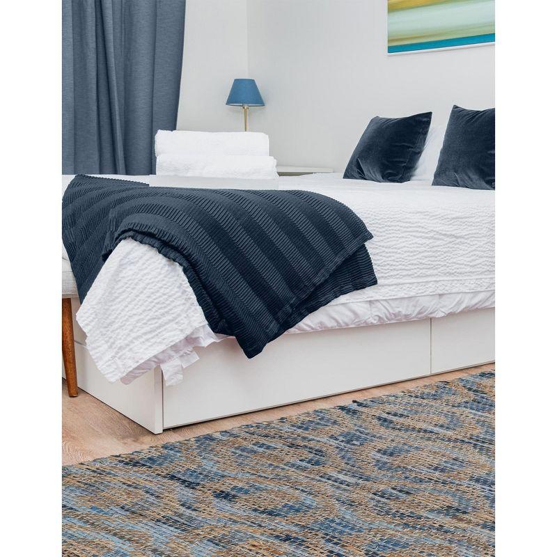 Unique Loom 2' 7 x 10' 0 Chindi Jute  Runner Rug