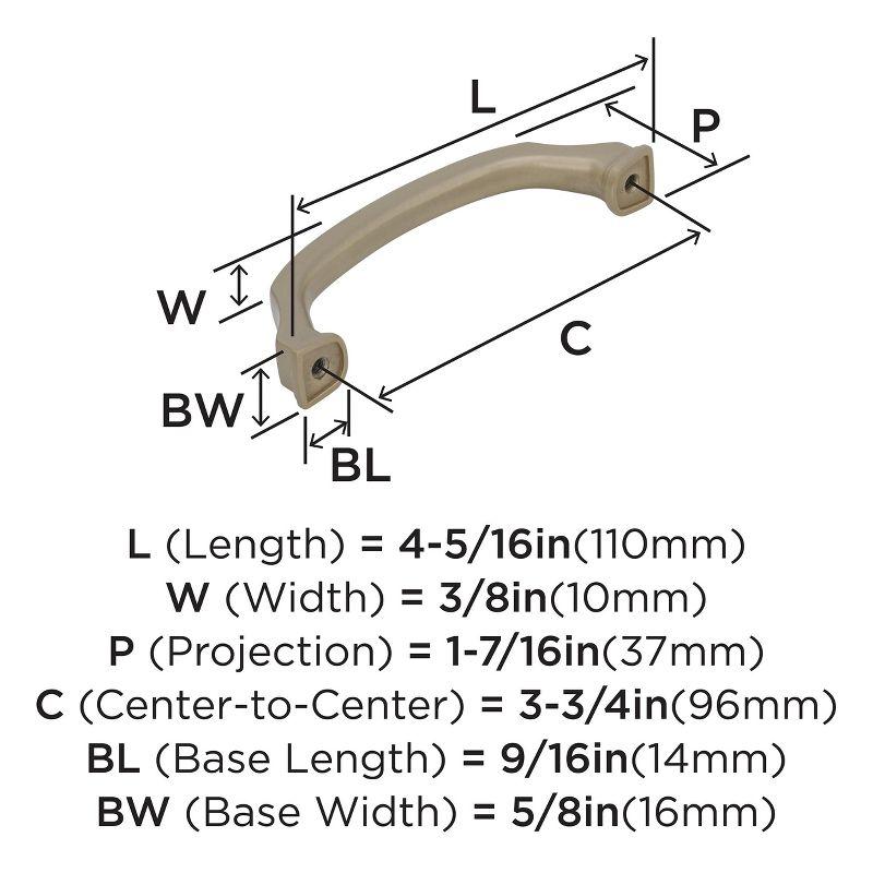 Revitalize 3 3/4" Center to Center Arch Pull