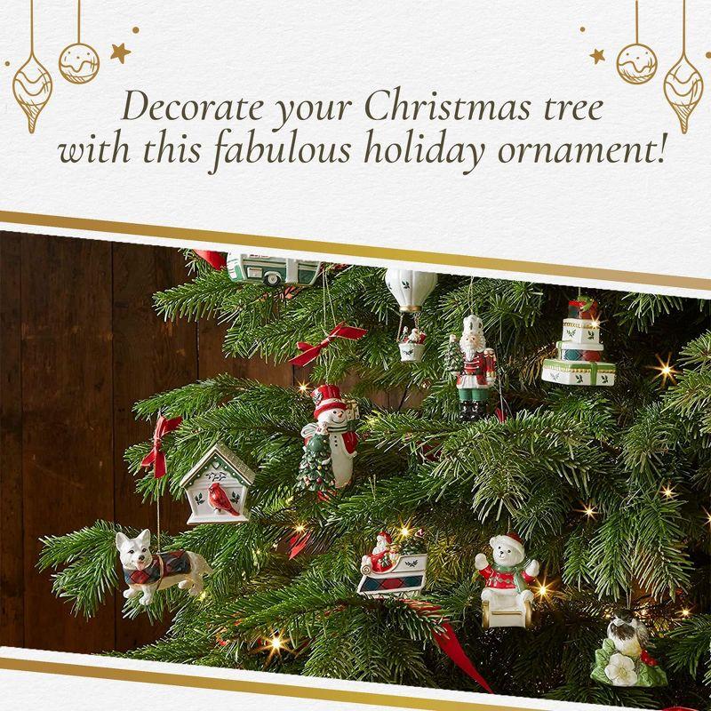 Spode Spode Christmas Tree Birdhouse Ornament 3.5"