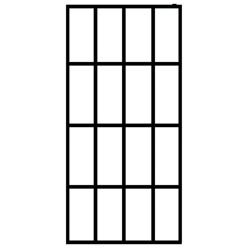 Wrought Studio™ Walk-in Shower Screen Tempered Glass Shower Door Bathroom Multi Sizes