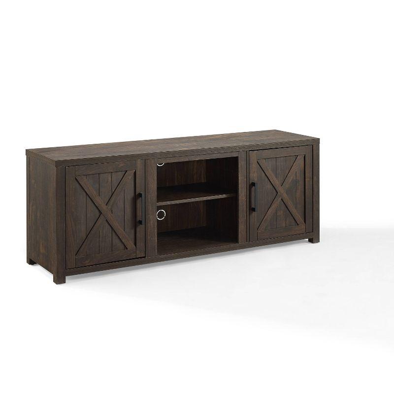 Gordon 58" Dark Walnut Rustic TV Stand