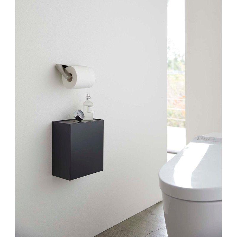 Yamazaki Home Tower Yamazaki Home Wall Mounted Storage Or Trash Bin, Small Wastebasket