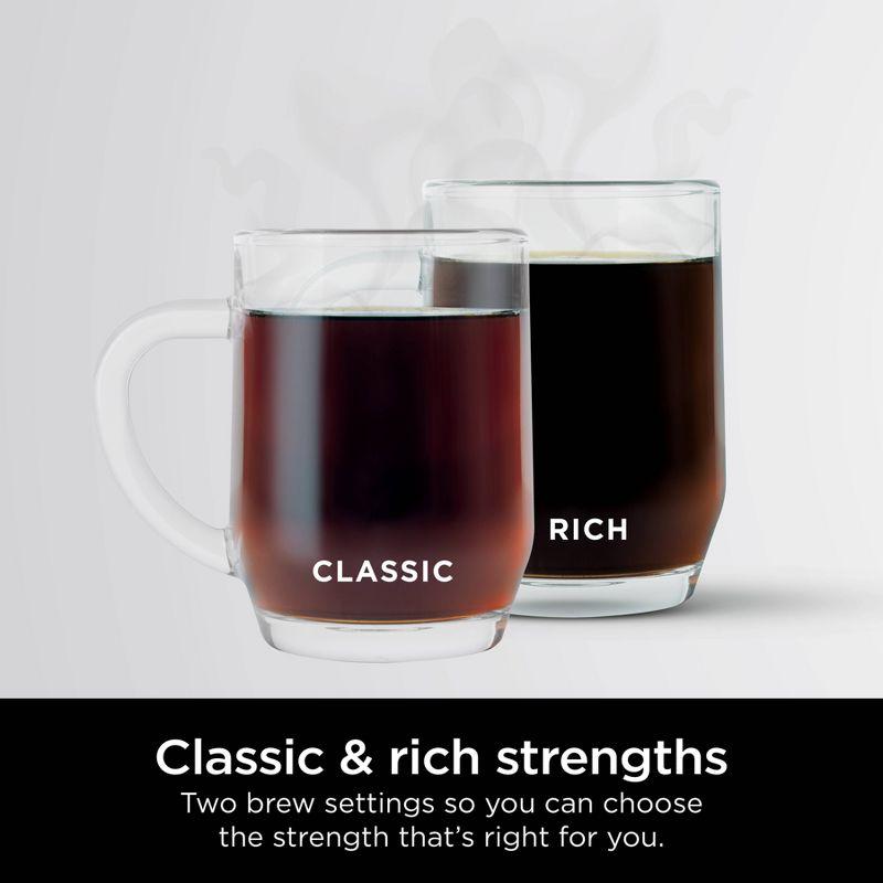 Ninja® 12-Cup Programmable Coffee Brewer, 2 Brew Styles, Adjustable Warm Plate, 60oz Water Reservoir, Delay Brew - Black/Stainless Steel