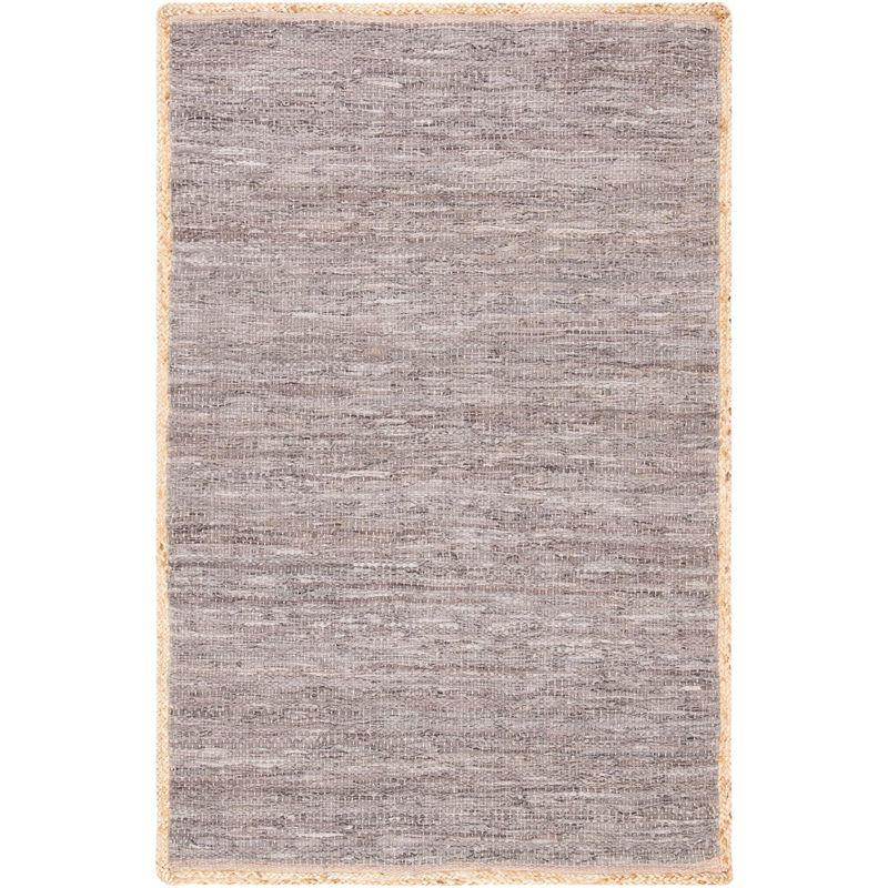 Cape Cod CAP901 Woven Indoor Area Rug - Light Grey/Natural - 4'x6' - Safavieh