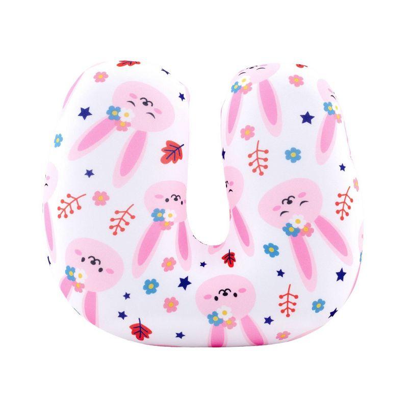 Travelers Club Kids' 5pc Hardside Checked Spinner Luggage Set - Bunny