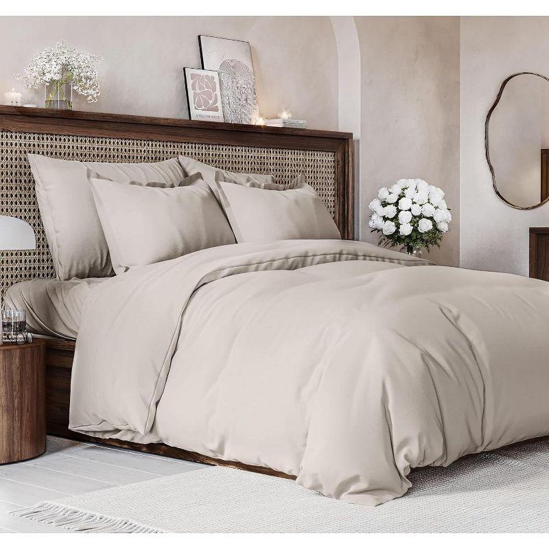 CGK Linens Premium Hotel Quality Soft & Cooling Duvet Cover Set