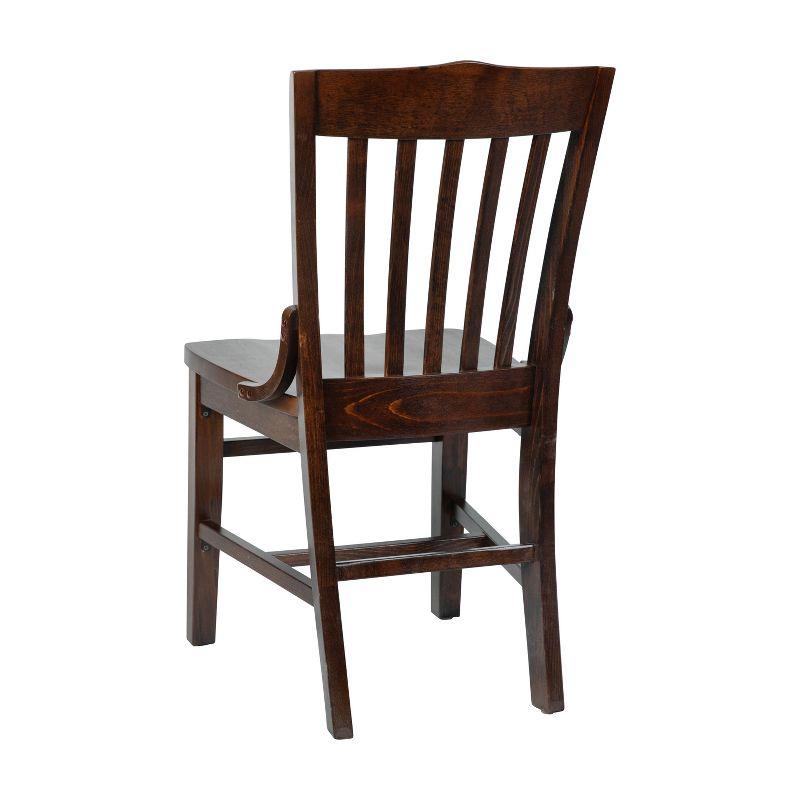 Flash Furniture HERCULES Series Finished School House Back Wooden Restaurant Chair