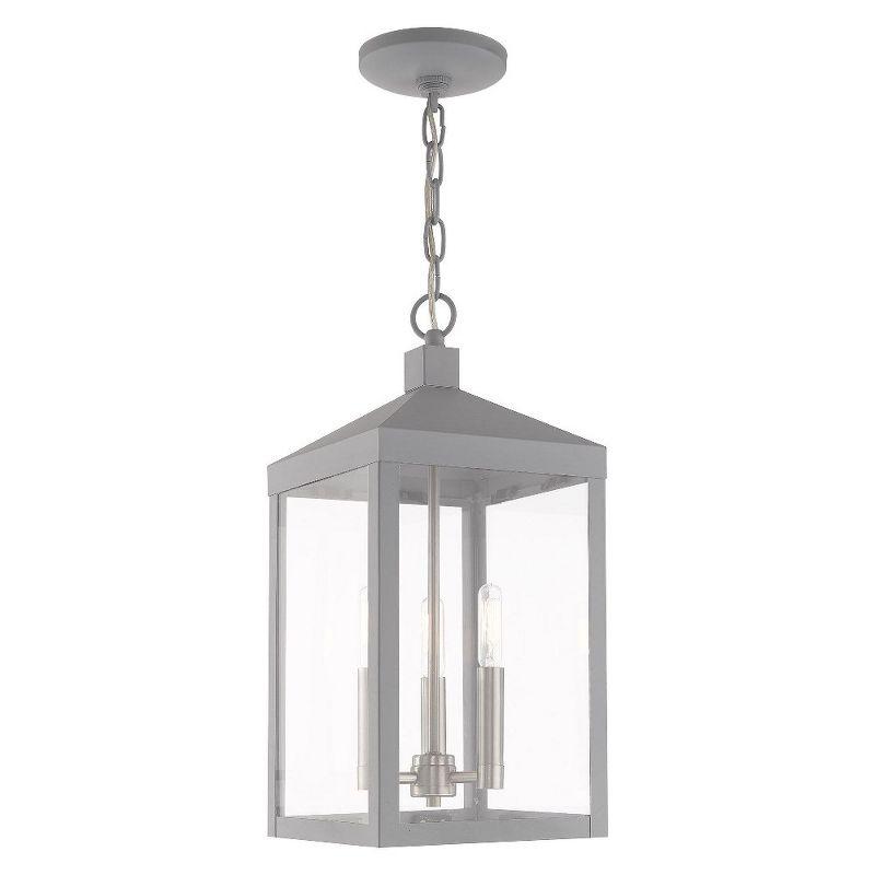 Livex Lighting Nyack 3 - Light Pendant in  Nordic Gray