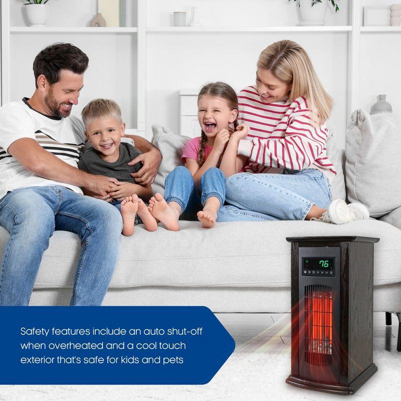 Lifesmart LifeSmart LifePro 1500 Watt 1500 BTU Infrared Quartz Indoor Tower Space Heater