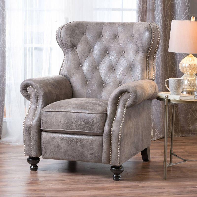 Walder Tufted Recliner - Christopher Knight Home