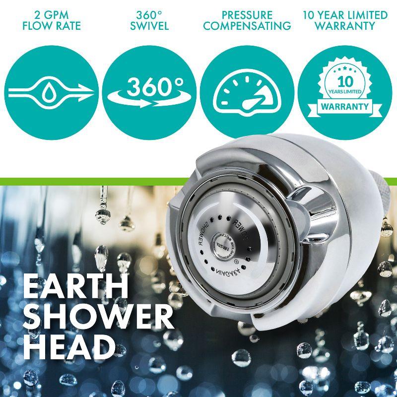 Earth Massage Massage/Jet Low Flow Shower Head