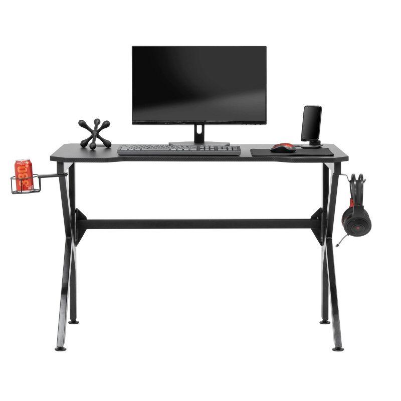 SD Gaming Saga PC Gaming Desk with Charging Hub