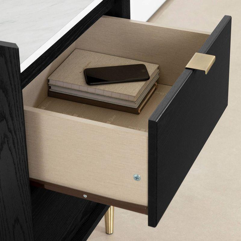 Hype 2 Drawer End Table with Storage