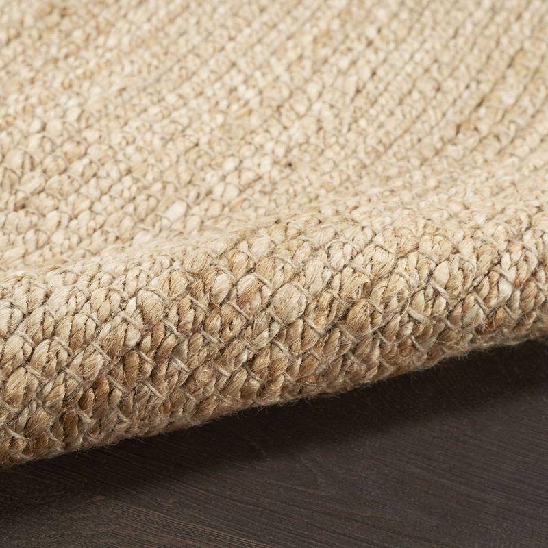 Nourison Hand Woven Natural Jute Rug Bleached 2'3" x 8'