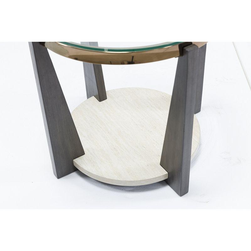 Signature Design by Ashley Frazwa End Table, Grayish Brown