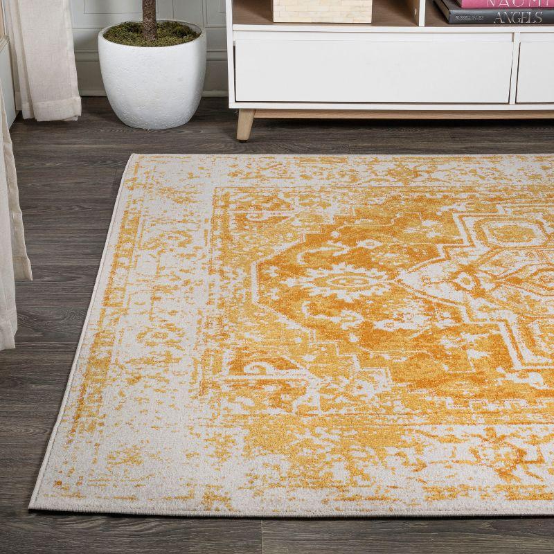 Audrey Bohemian Inspired Ornate Medallion  Runner Rug - JONATHAN Y