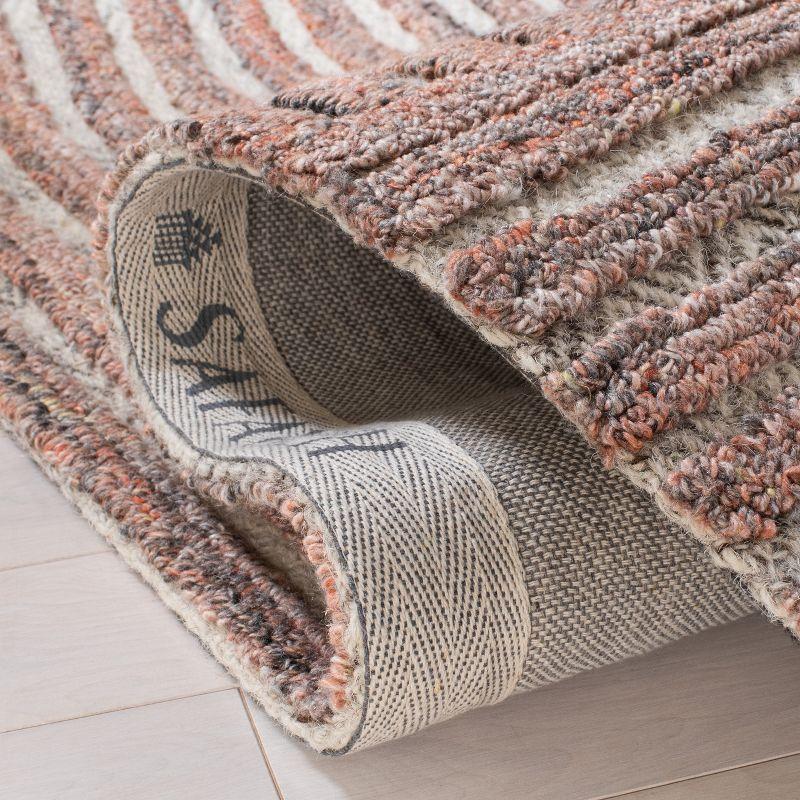 Southampton SHA301 Hand Tufted Indoor Area Rug - Rust - 5'x8'- Safavieh