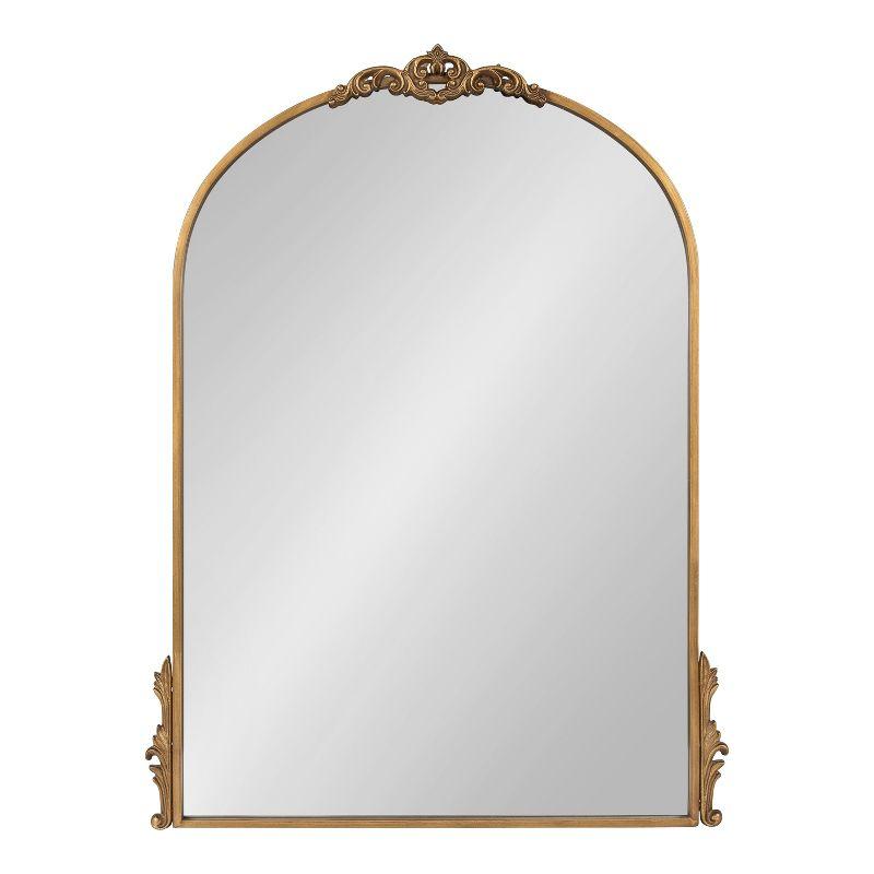 Kate and Laurel Myrcelle Decorative Framed Wall Mirror, 25x33, Gold