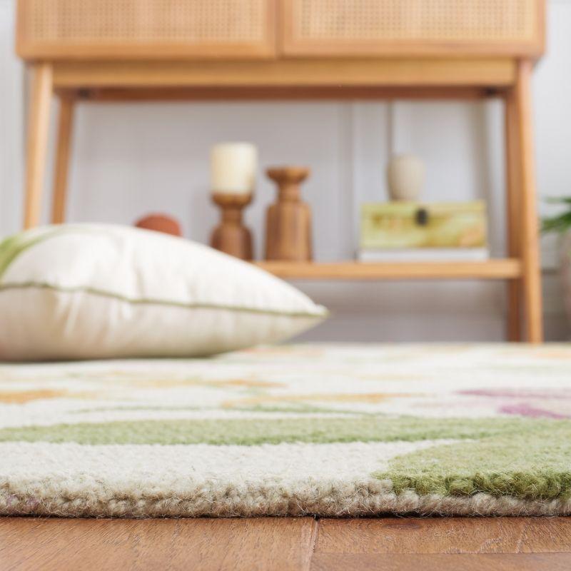 Blossom BLM788 Hand Hooked Indoor Area Rug - Ivory/Multi - 8'x10' - Safavieh